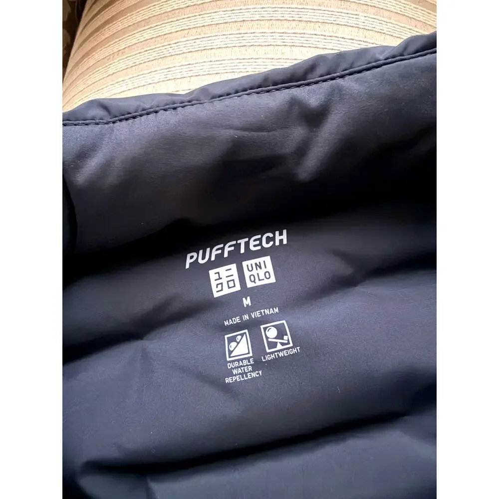 Uniqlo PUFFTECH Jacket, Non Quilted, in Black